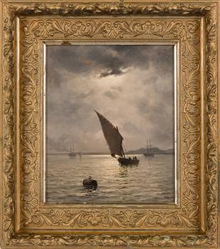 Oscar Kleineh, Sailing at twilight.