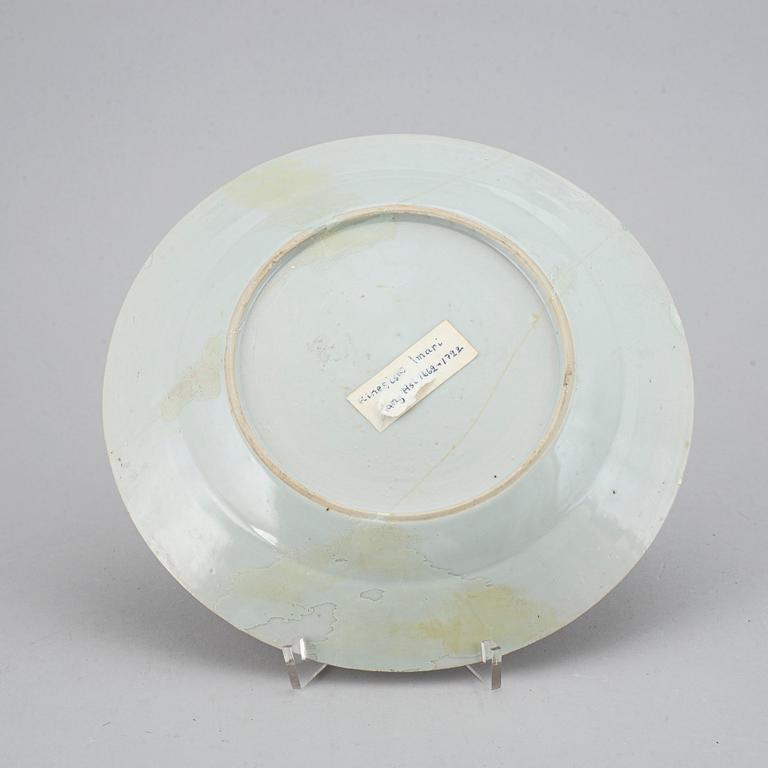 Four imari export plates, Qing dynasty, Qianlong (1736-95).