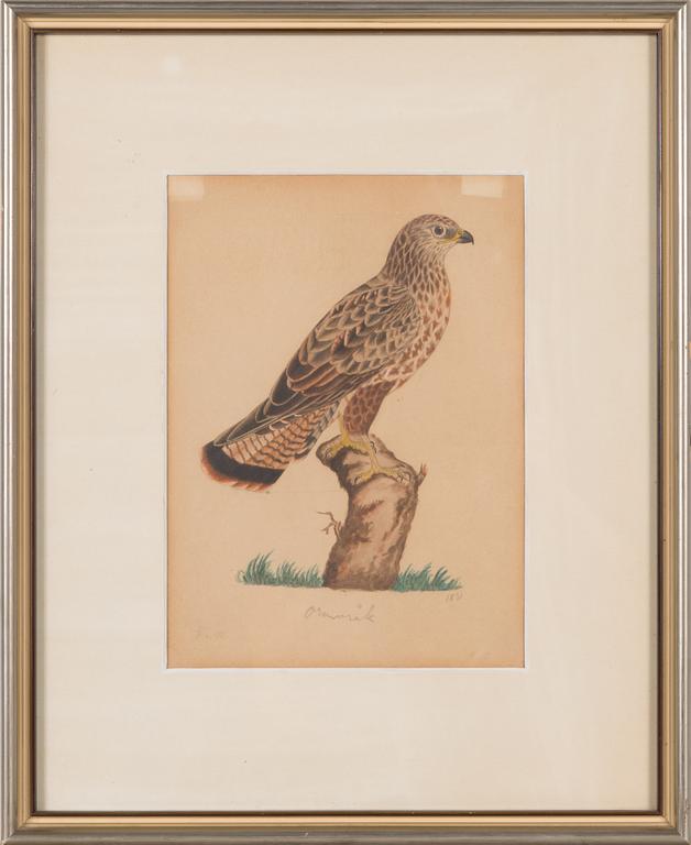 Ferdinand von Wright, watercolour, signed and dated 1831.
