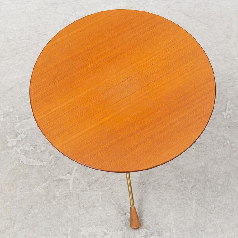 Albert Larsson, a teak veneered table, 'Alberts-Bordet', AB Albert Larssons Möbelfabrik, Tibro, mid 20th Century.