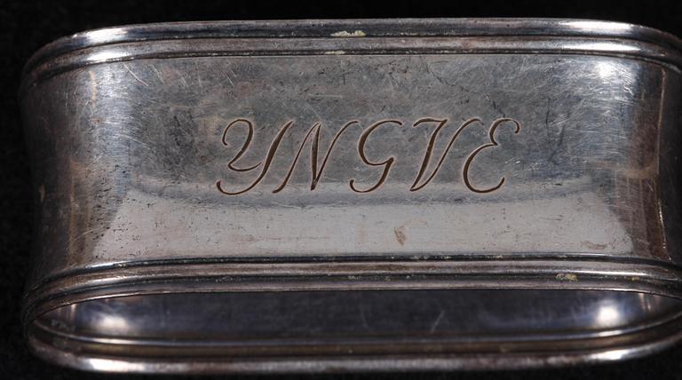 PARTI SILVER, 22 delar. Bla Georg Jensen.