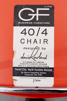 David Rowland, a set of six "40/4" chairs later part of the 20th century.