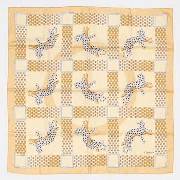 Cartier, a twill silk scarf.