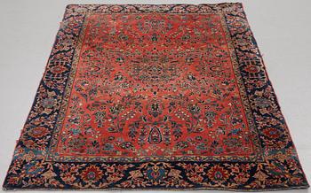 A rug, a semi-antique Keshan, so called Dabir, ca 196 x 126 cm.