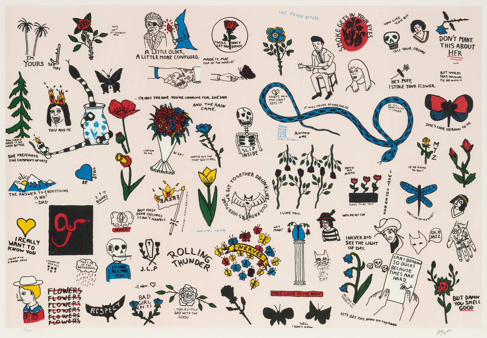 Harry Anderson, lithograph in colours, signed 2/250.