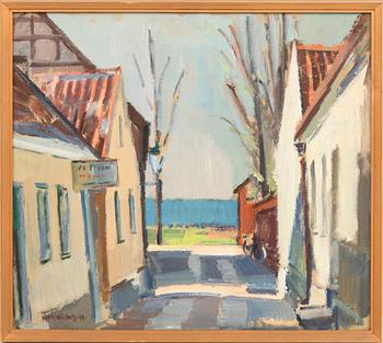 Gerhard Wihlborg,  oil on panel signed and dated 40.