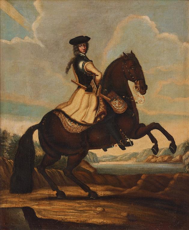 David von Krafft Studio of, "Karl XII" (1682-1718).