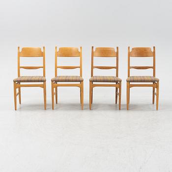 A set of four chairs by Carl Malmsten, second half of the 20th Century.