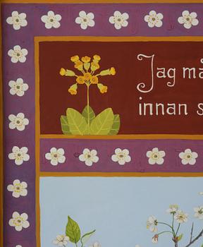 Stina Sunesson, "Jag målar våren" (I paint the spring).