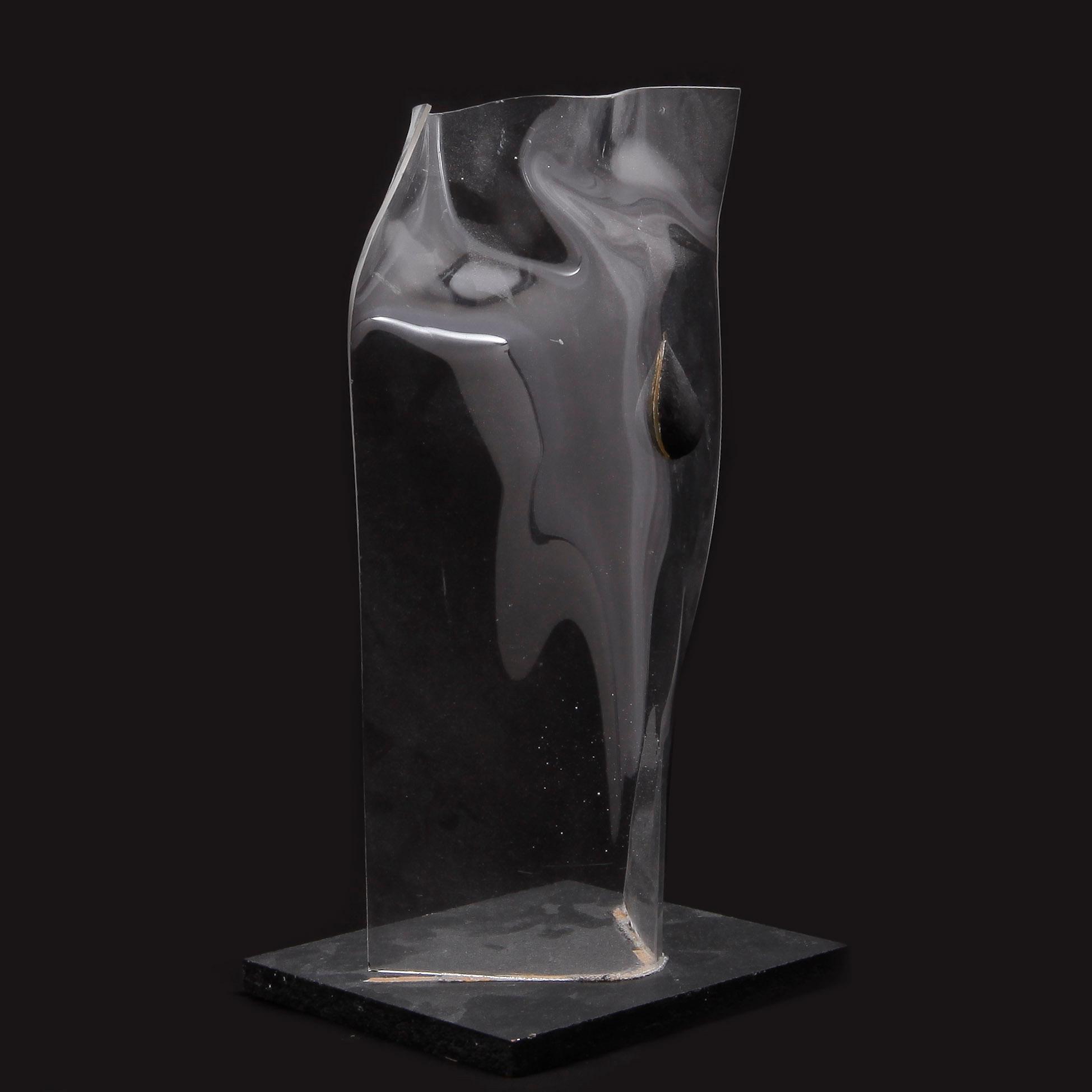 LARS ROLF, skulptur, plexiglas, osignerad.