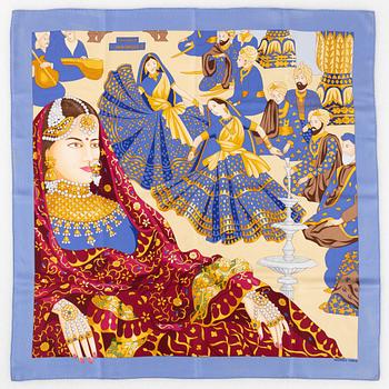 Hermès, a 'Splendeur des Maharajas' twill silk scarf.