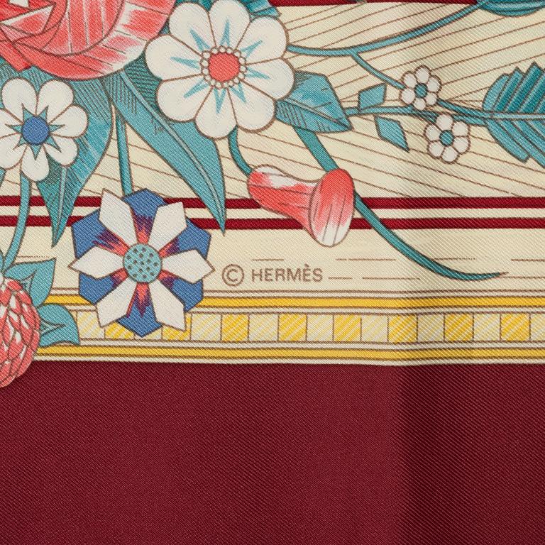 Hermès, scarf, "Jeux de Paille".