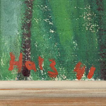 Felix Hatz, olja på duk, signerad.