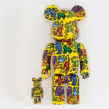 BE@RBRICK, Keith Haring 5 100% 400%, Medicom Toy, 2021.