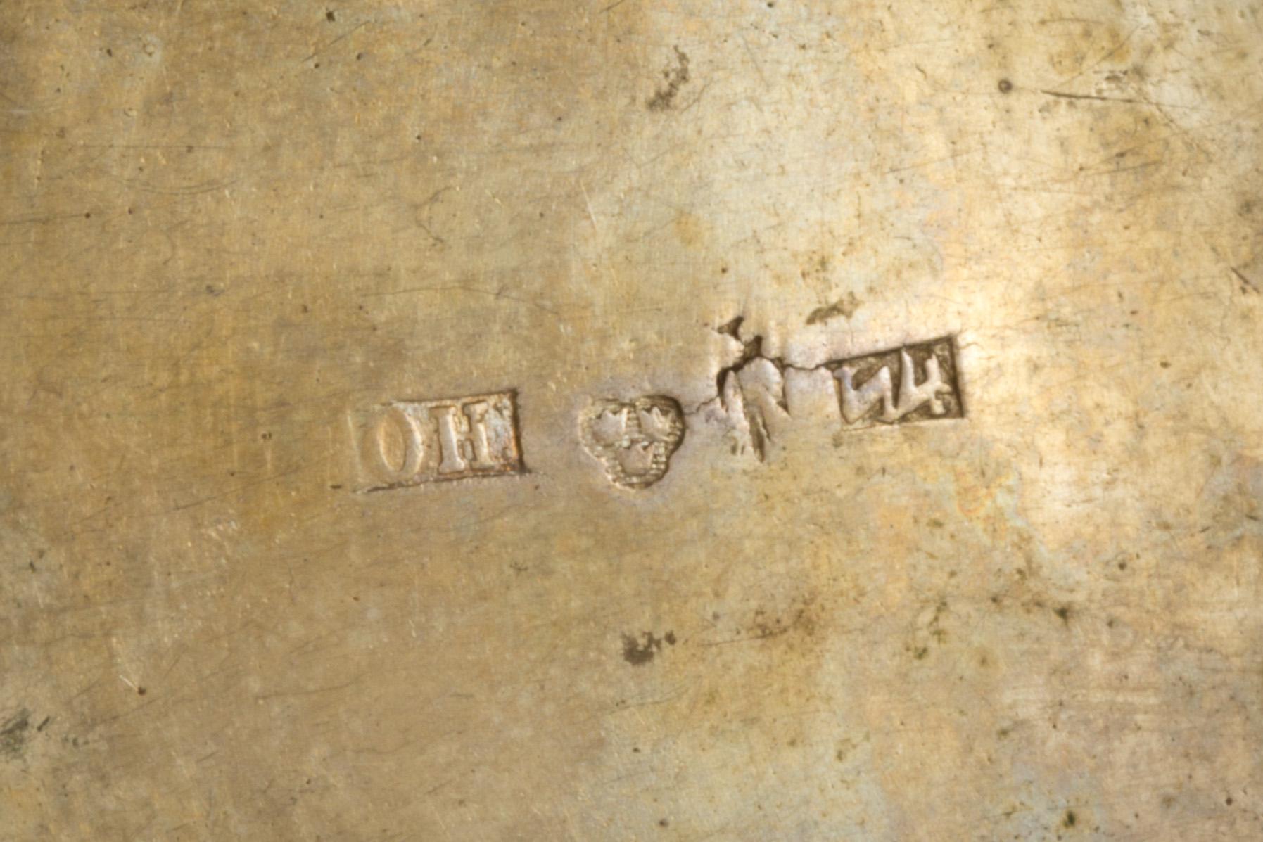 DOSOR, 2 st, silver, 1800-talets första hälft, vikt ca 165g.