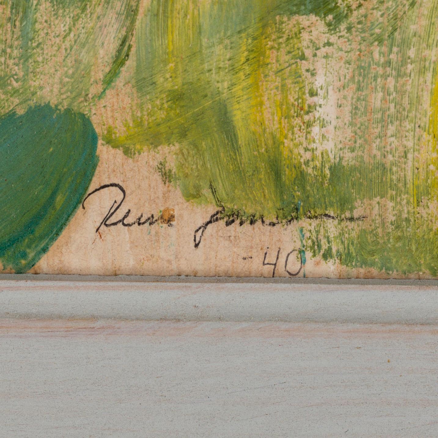 RUNE JANSSON, oil on panel, signed and dated -40.