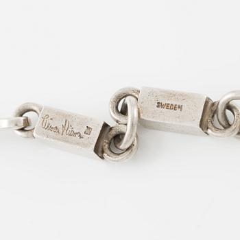 Wiwen Nilsson, halsband, sterlingsilver, Lund 1944.