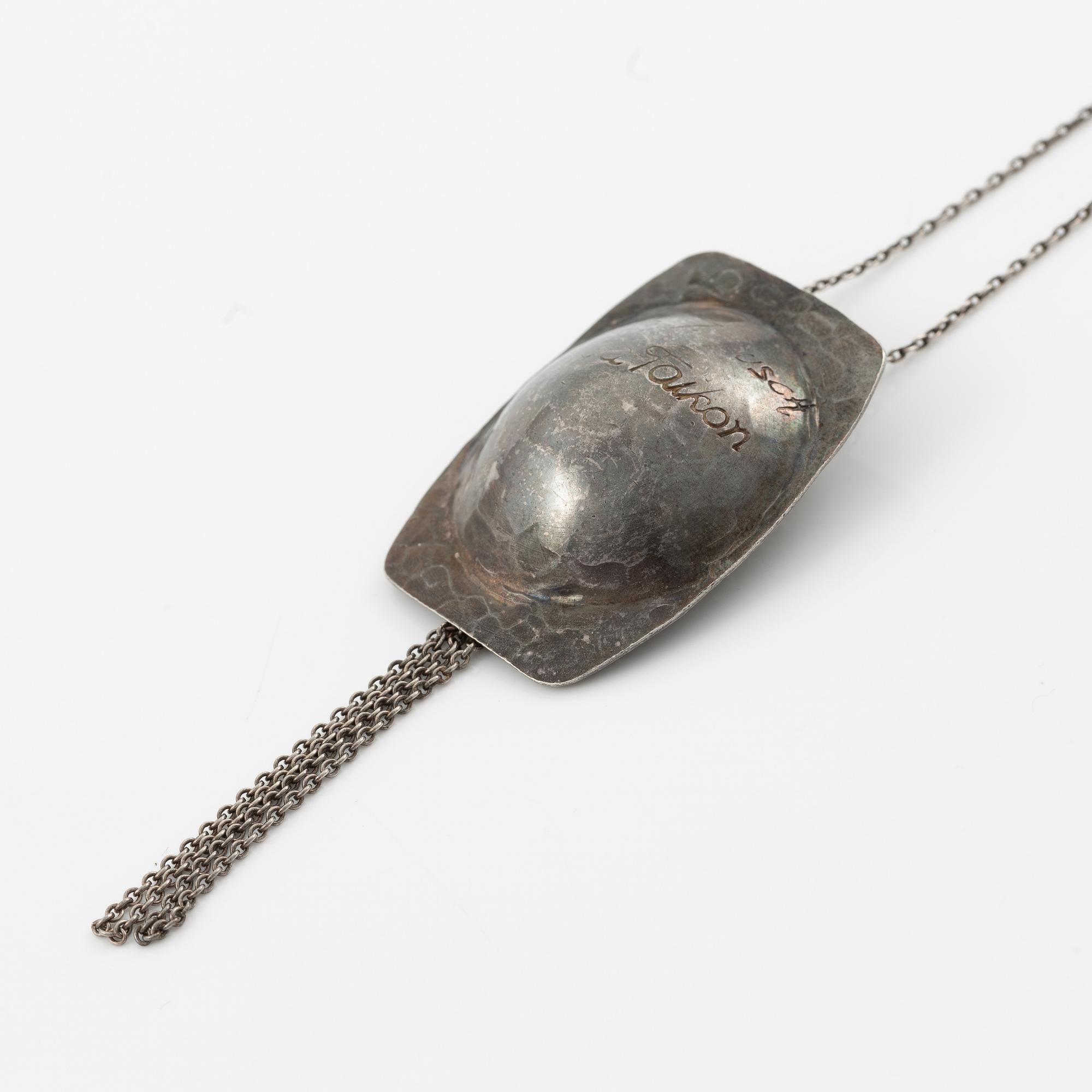 Rosa Taikon, & Bernd Janusch, a necklace, silver, Stockholm 1971.