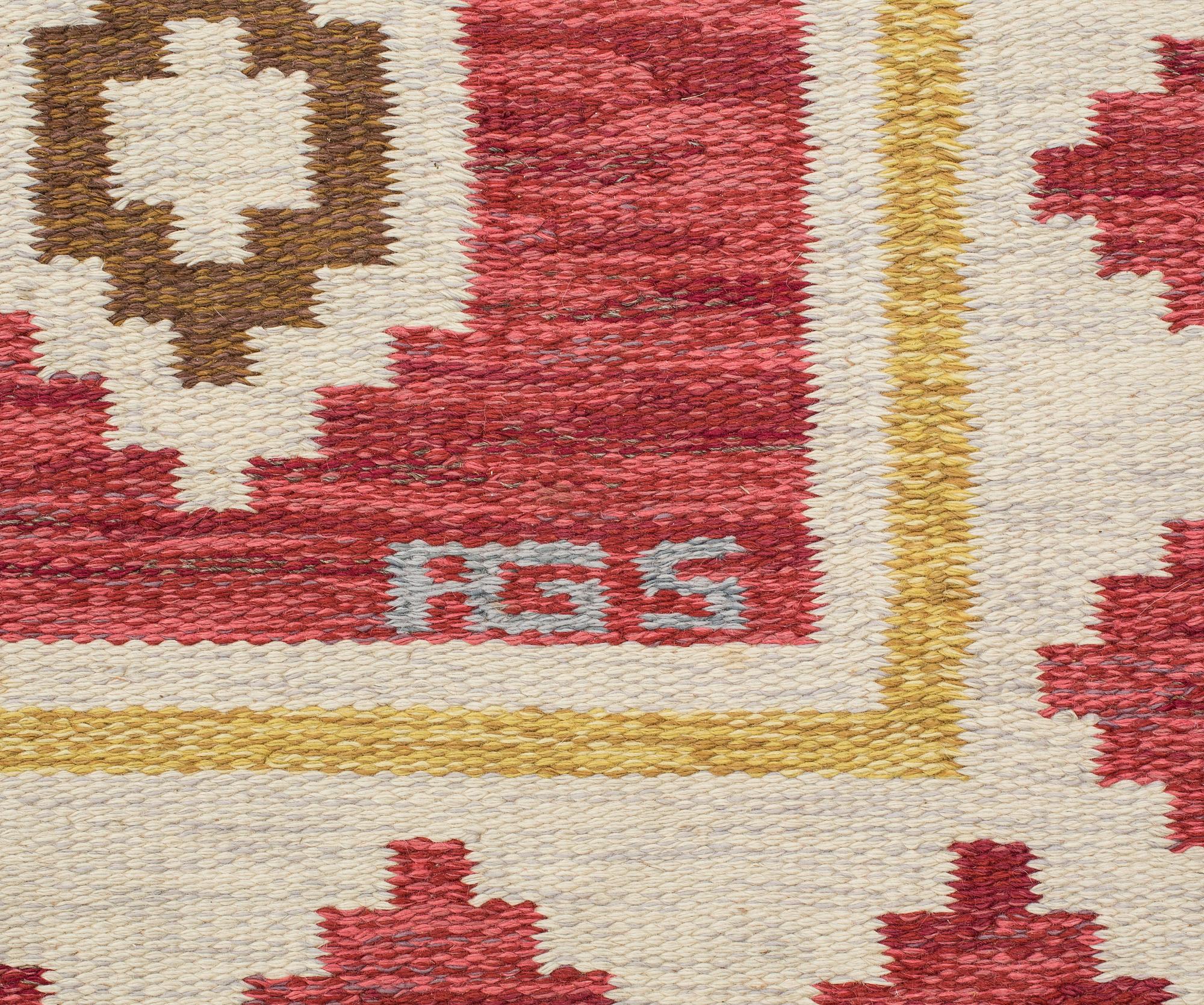 MATTA, rölakan, signerad AGS (Anna-Greta Sjöquist), ca 252 x 188 cm.