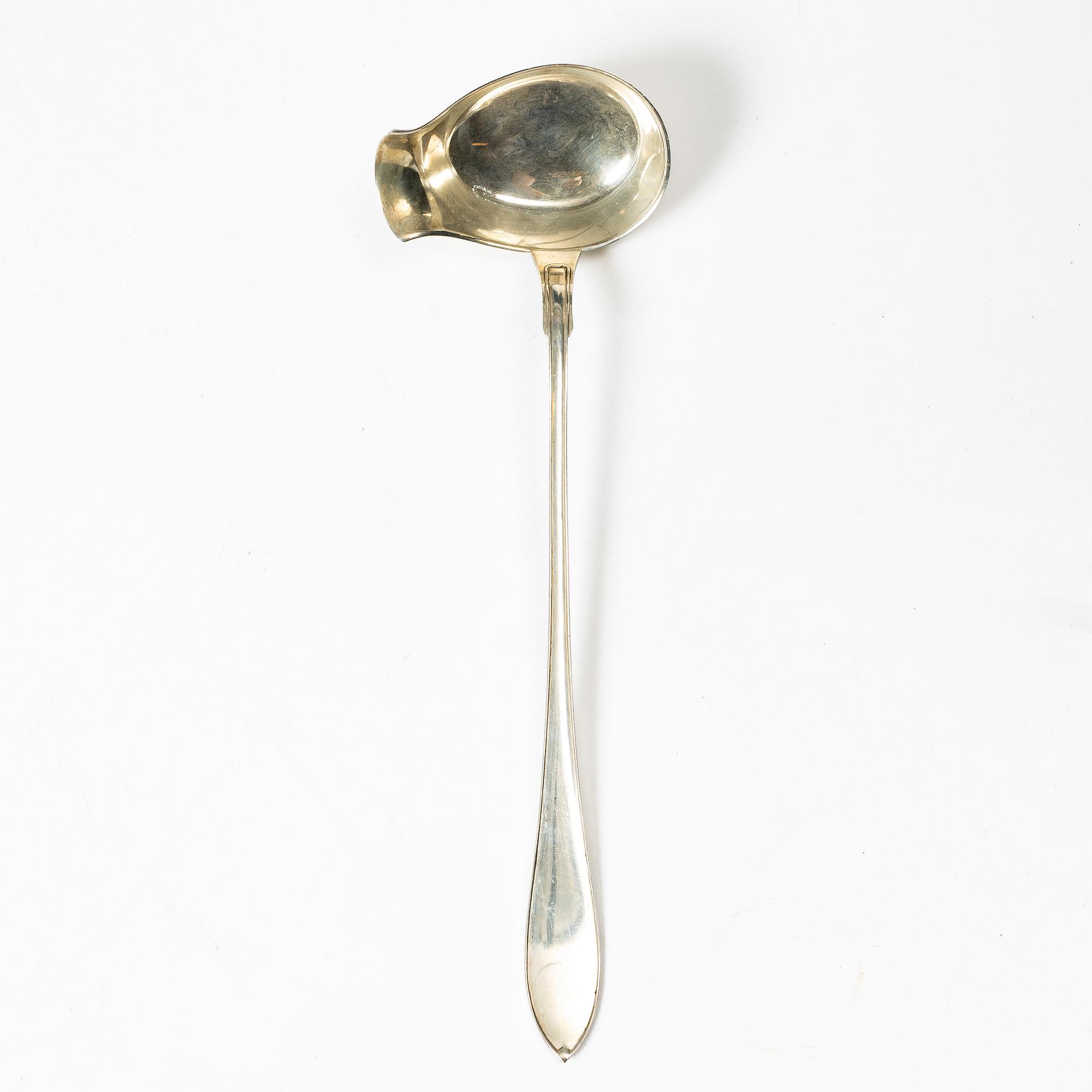 A silver ladle, 'Svensk Spets', GAB, 1928.