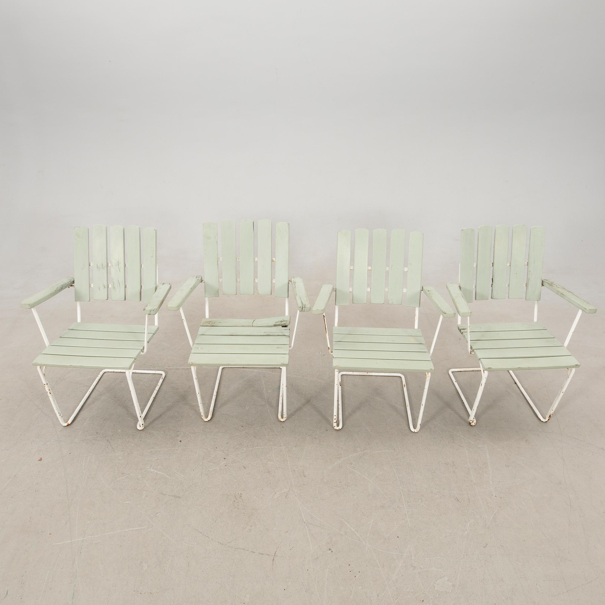 Artur Lindqvist garden group 5 dlr "A2 M" 1960s.