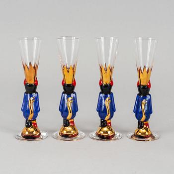 12 glasses from "Nobelservisen" by Gunnar Cyrén, Orrefors.