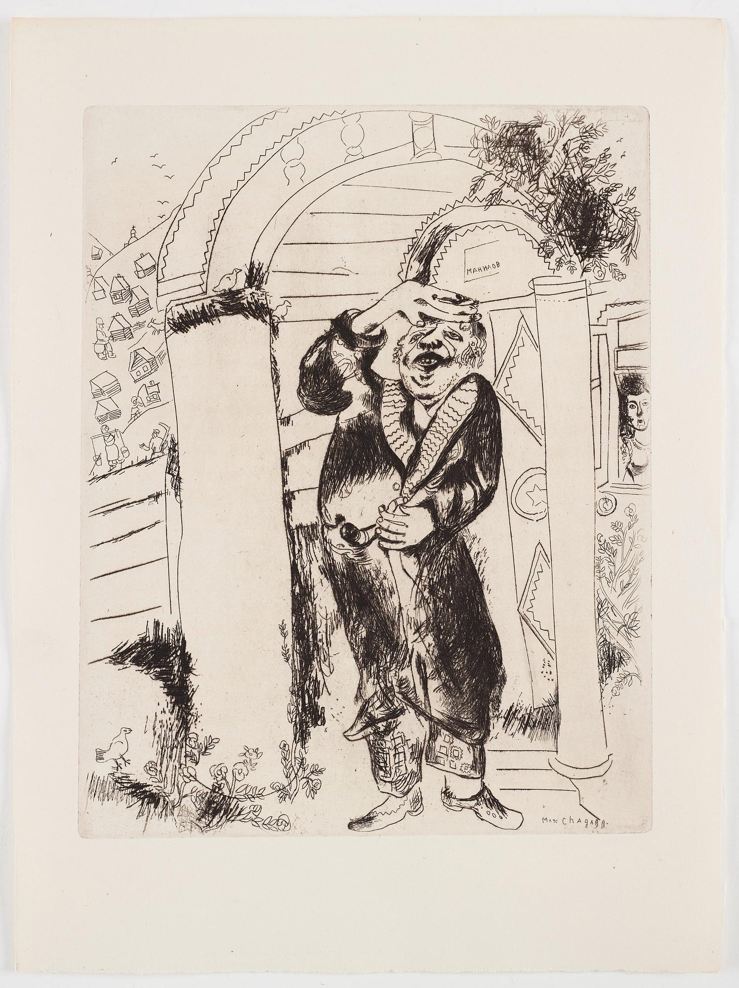 MARC CHAGALL, 71 st etsningar ur upplagan om 285 exemplar på Arches/MBM/J. Perrigot-papper, 1923-1948.