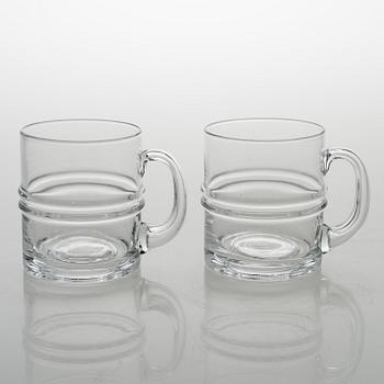 TIMO SARPANEVA, set of 12 '' 2054 'Ripple' tankards for Iittala.