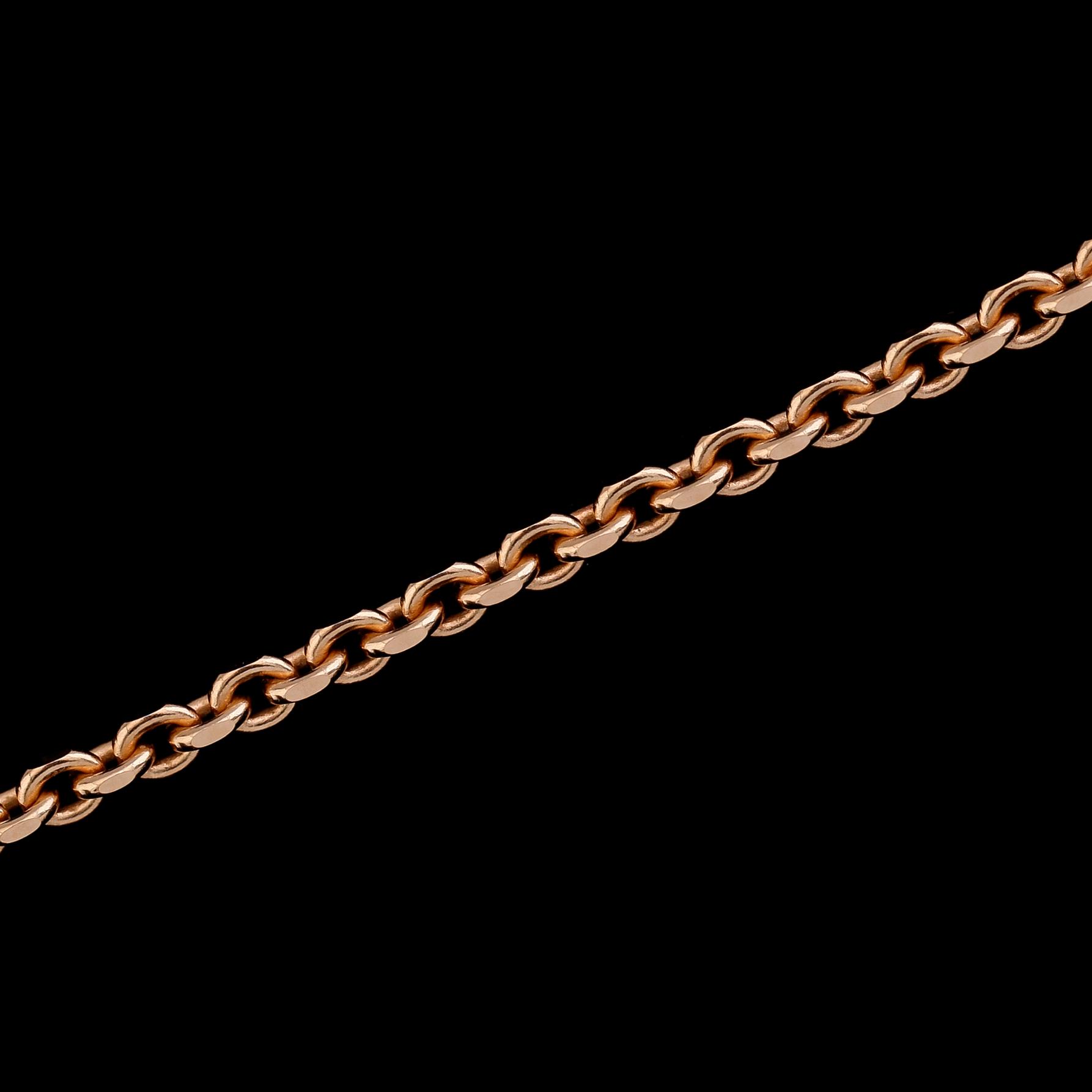 COLLIER, 18K guld, Balestra. Vikt ca 15 g.