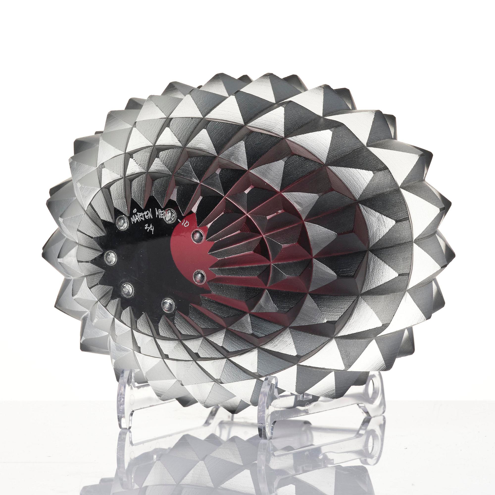 Mårten Medbo, skål, "Core", ed. 2/4, glas, Ajeto, Nový Bor, Tjeckien, 2010.
