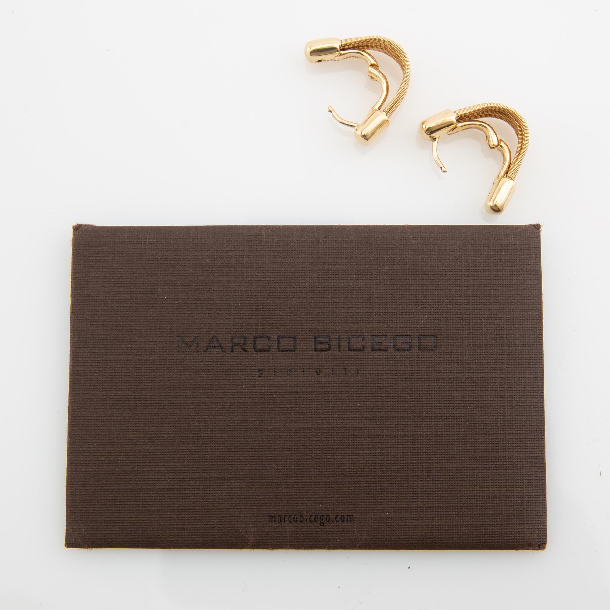Marco Bicego, Earrings a pair of 18K gold, Italy.