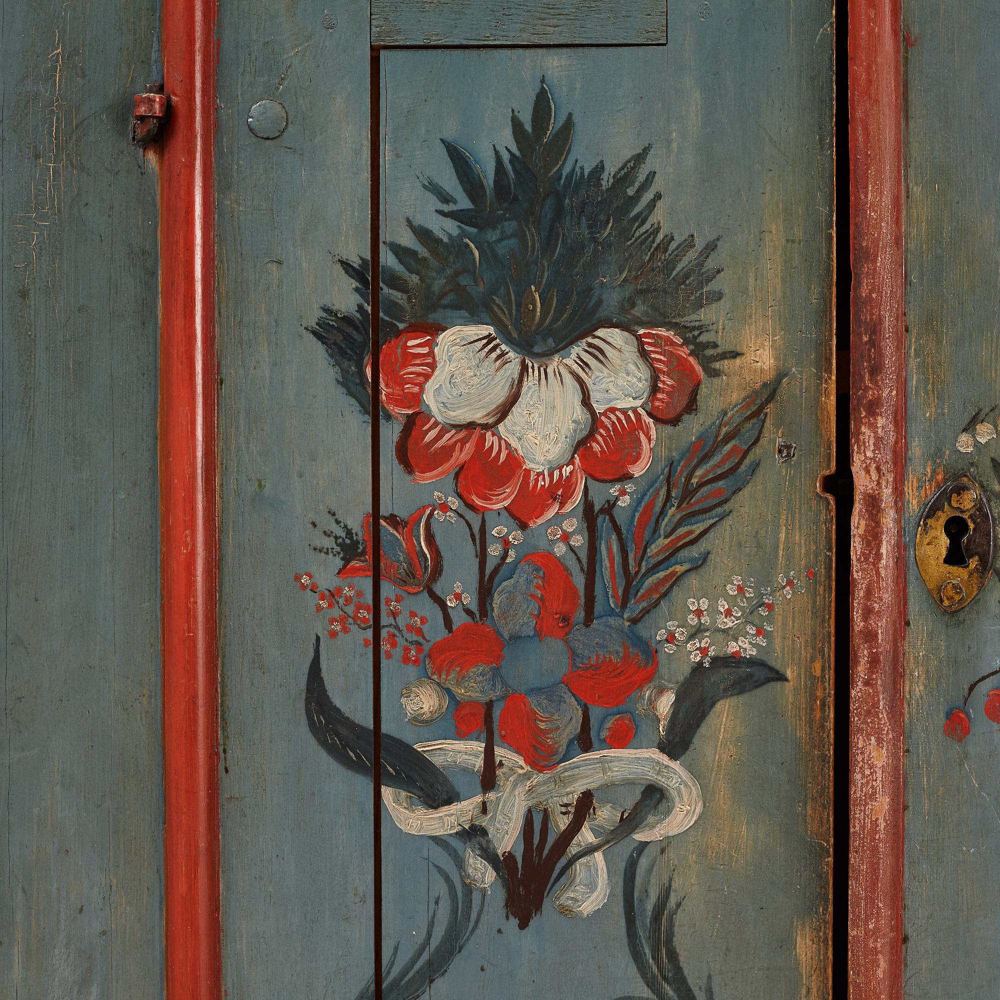 Skåp, allmoge, Jämtland, daterat 1778.