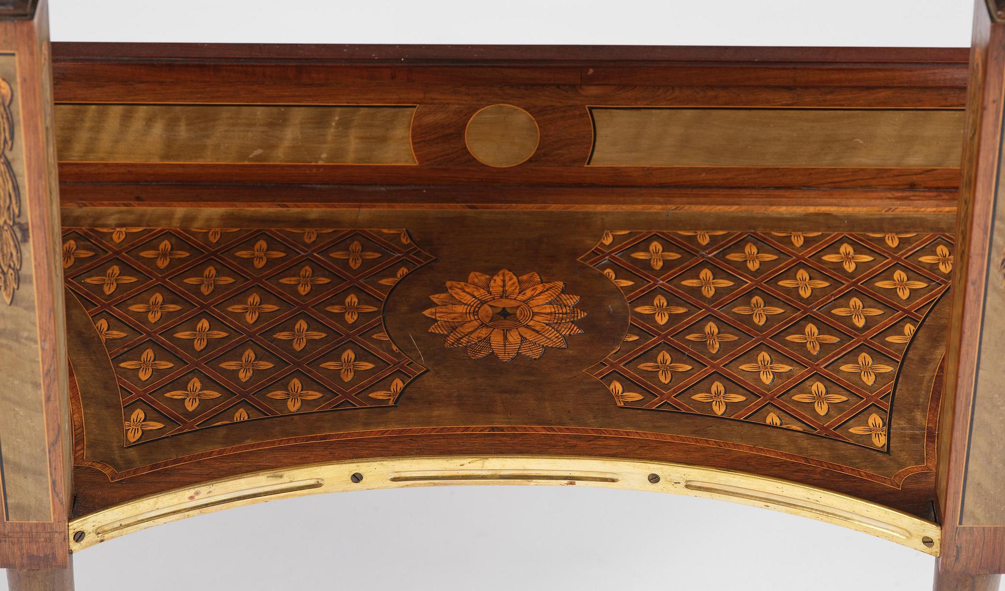 Konsolbord, utfört i Georg Haupts art, omkring år 1900, Gustaviansk stil.