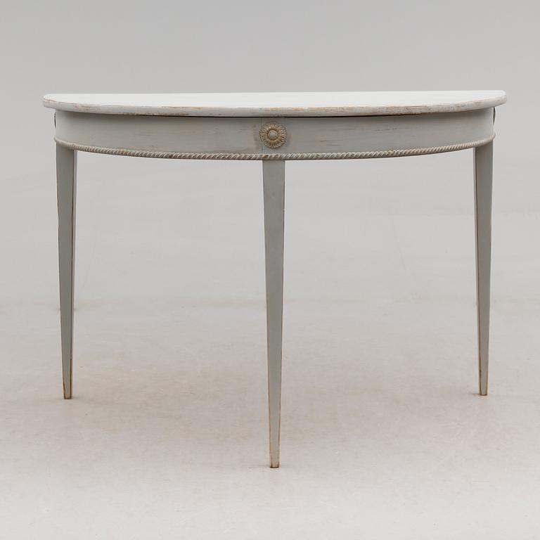 VÄGGBORD, gustaviansk stil, 1900-talets första hälft.