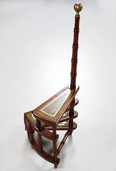 A library ladder from the fouth quarter of the 20th century.