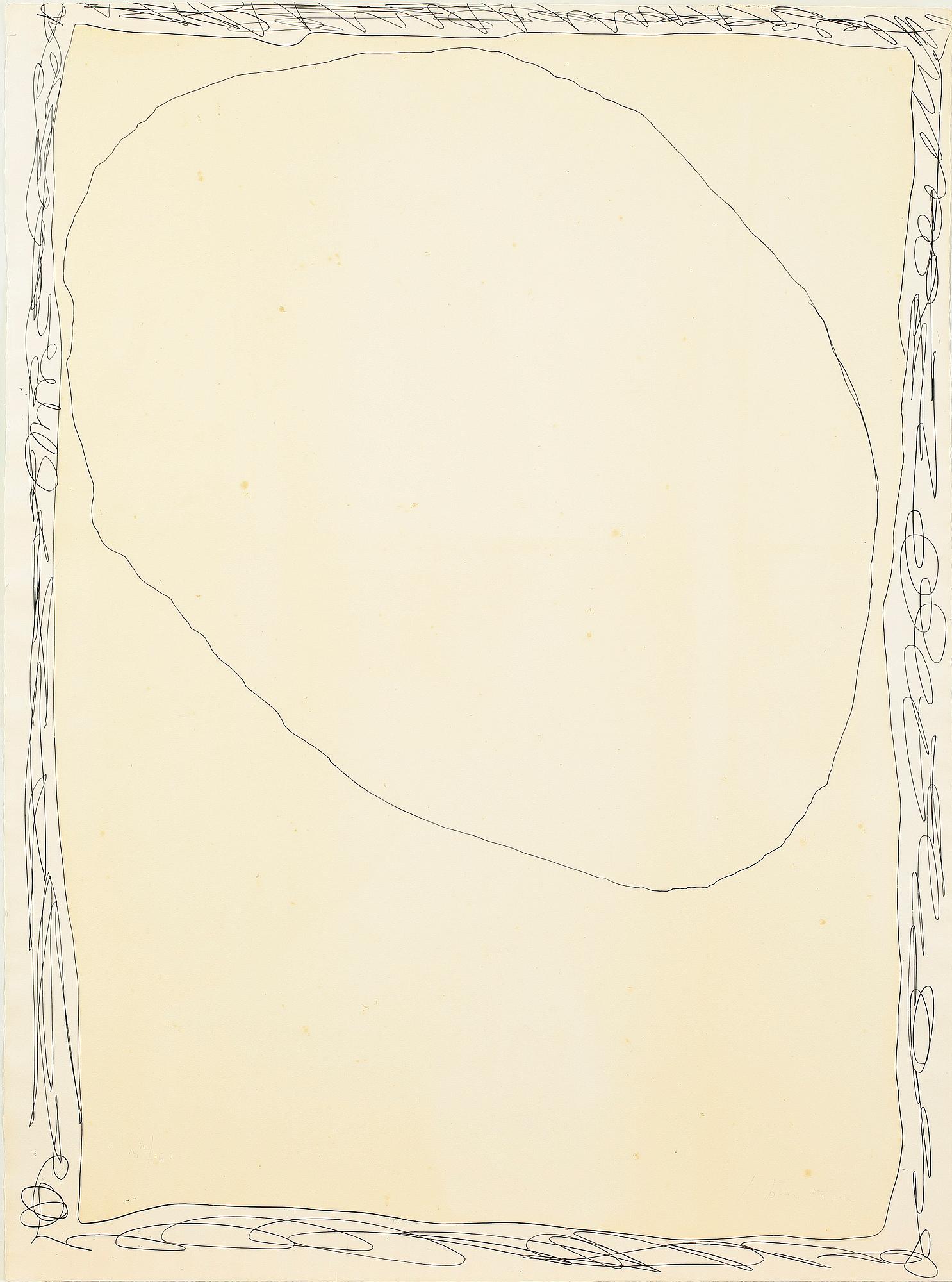 LUCIO FONTANA, litografi, sign o numr 32/50.