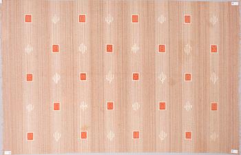 TOINI KALLIO, FLAT WEAVE. Kämmen (Palm). Woven by Aaltosen Mattokutomo Kiikka, 1930s.