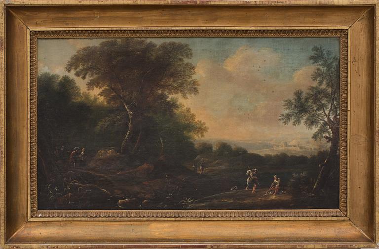 OKÄND KONSTNÄR, 1700-tal, oljemålning på duk.