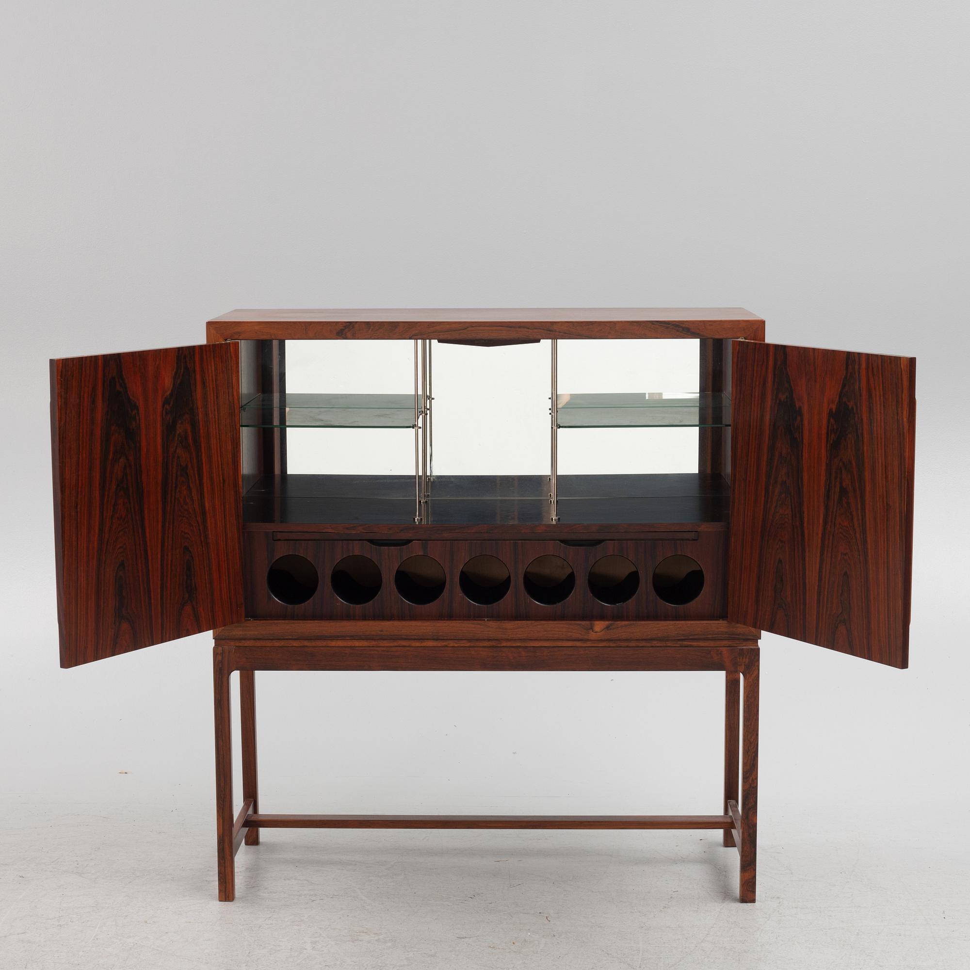 Torbjørn Afdal, a bar cabinet, Mellemstrands Trevareindustri, Vidrestad, Norway, 1960's.