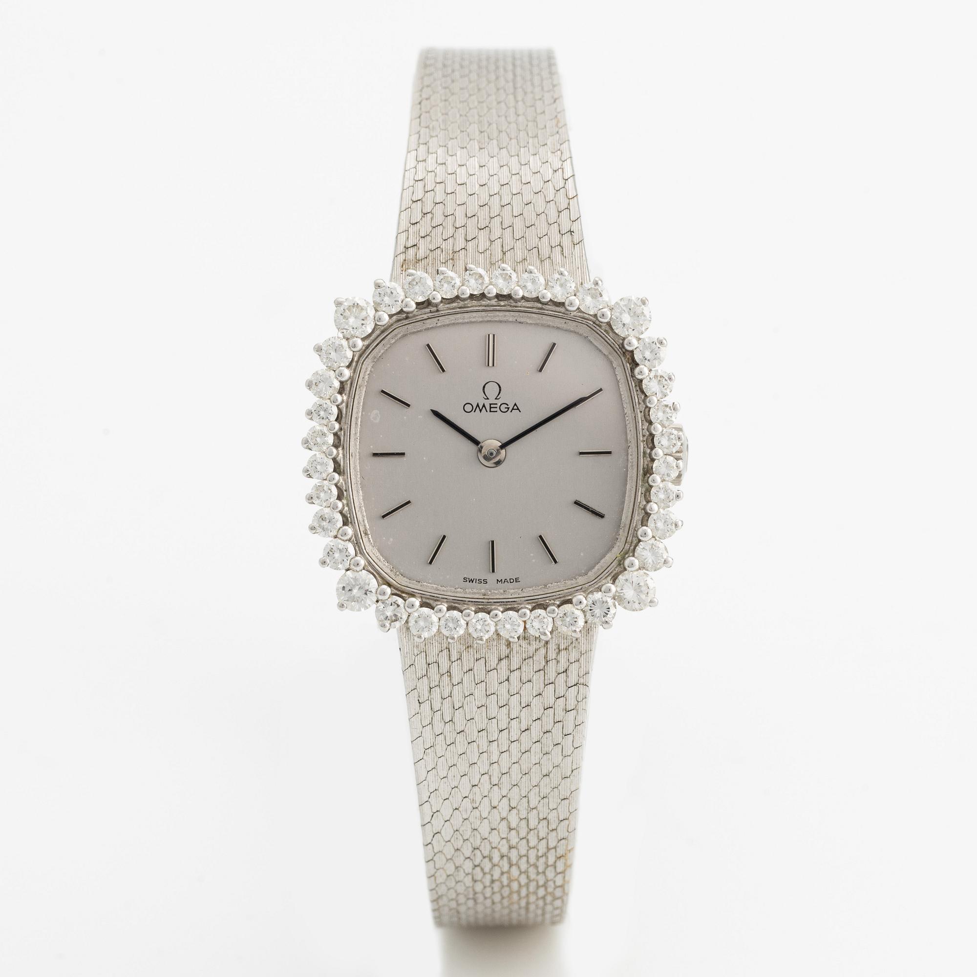 Omega, armbandsur, 24 x 24.