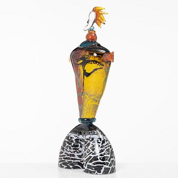 Kjell Engman, a unique glass sculpture, Kosta Boda, Sweden, 1999.