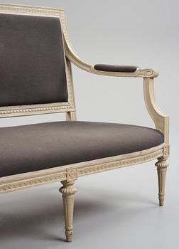 A Gustavian sofa.