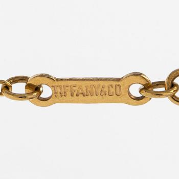 Tiffany & Co, Elsa Peretti, an 18K gold necklace, "Open Heart",.