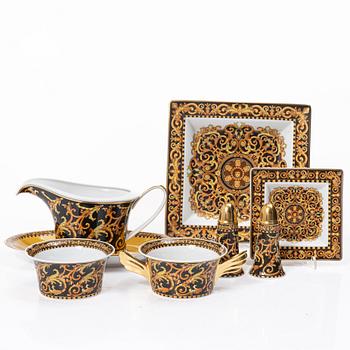 Versace, 16 'Barocco' service pieces, Rosenthal, Germany.