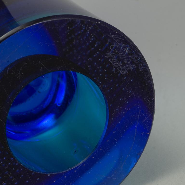 GÖRAN WÄRFF, vas samt skål, glas. Kosta Boda, signerade.