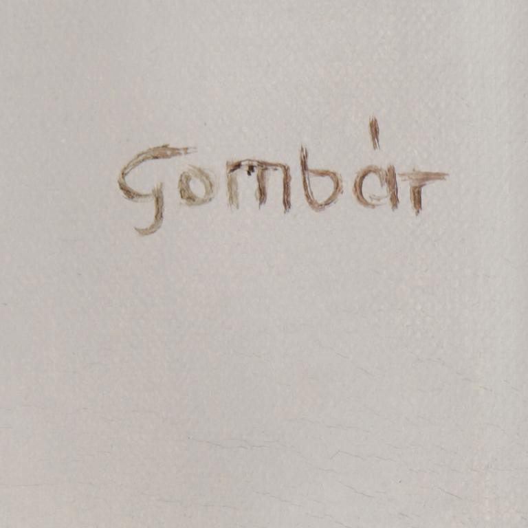 ANDRÁS GOMBÁR, olja på duk, signerad.