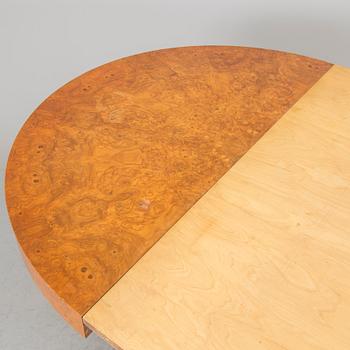 A set of eight chairs and a dining table 'Birka' by Axel Einar Hjorth, Nordiska Kompaniet, 1930s.
