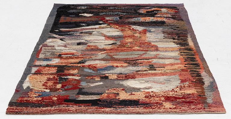 A Polish tapestry, c. 225 x 145 cm signed Janina Trawinska.