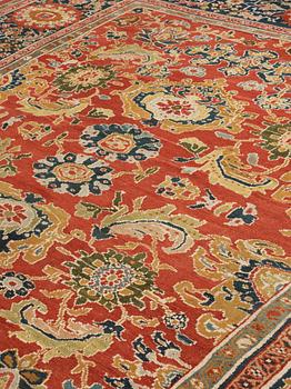 CARPET. Antique Mahal, so called Ziegler. 505,5 x 424 cm.