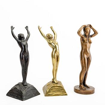 Figurines, 7 pcs, art deco.